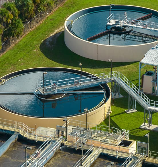 Water tanks with stairs